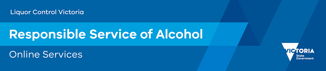 Responsible Service of Alcohol Victoria online services